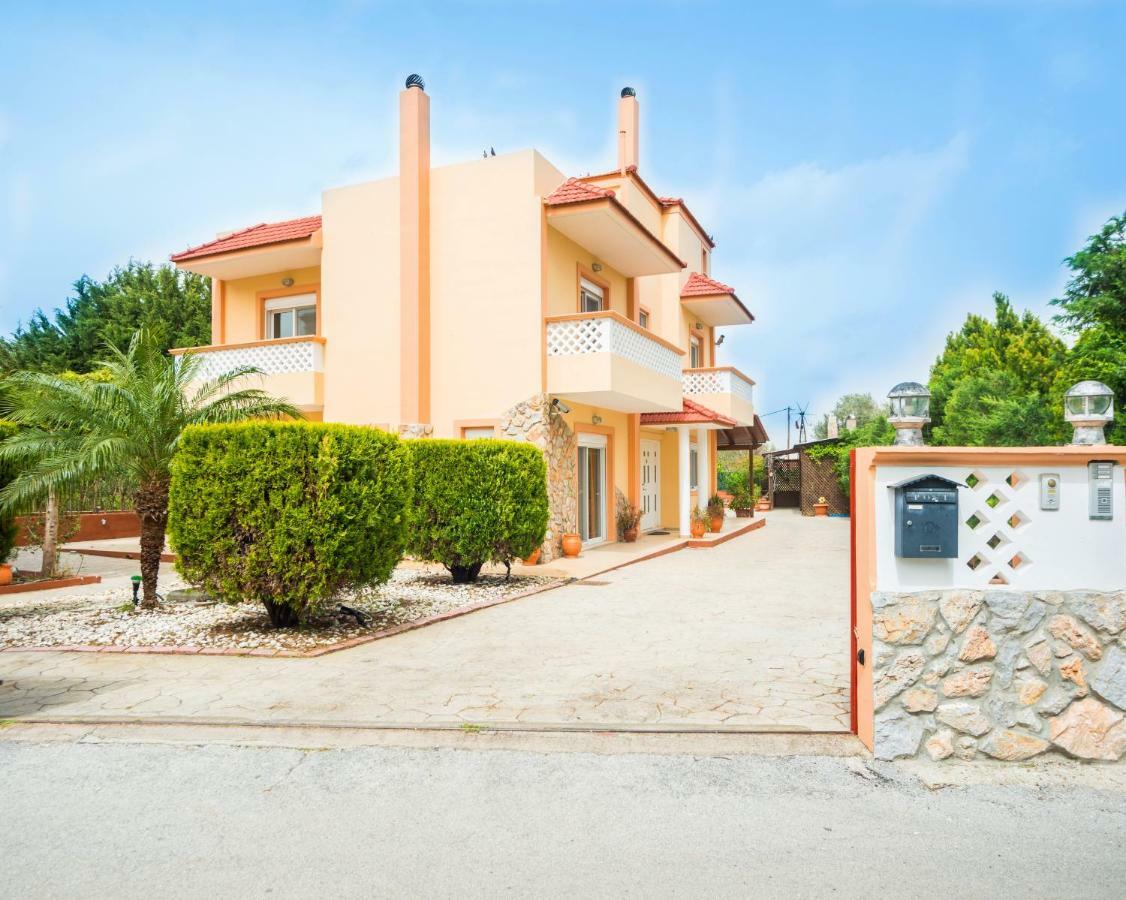 Antico Rosso Villa Ialysos  Exteriör bild